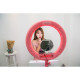 Кольцевой свет для макияжа (Светодиодная лампа) Godox LR160 Bi-Color Ringlight (Pink)